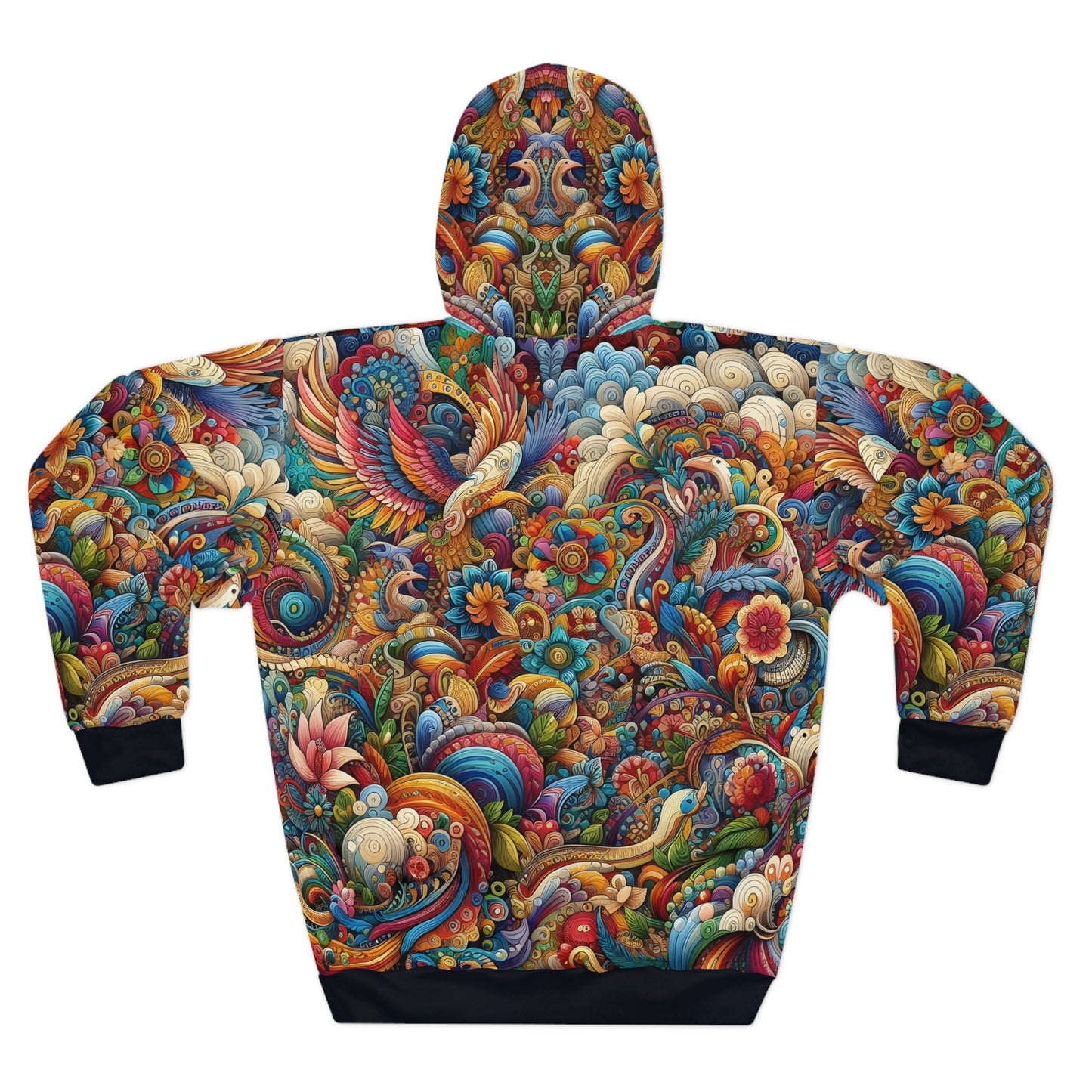 Psychedelic Pullover All Over Print Hoodie