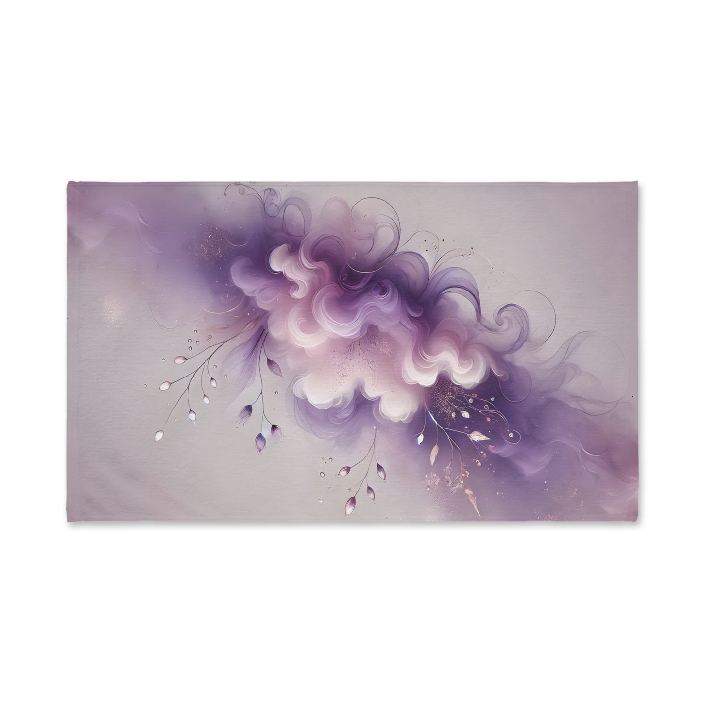 Hand Towel - Dreamy Purple Fog Design