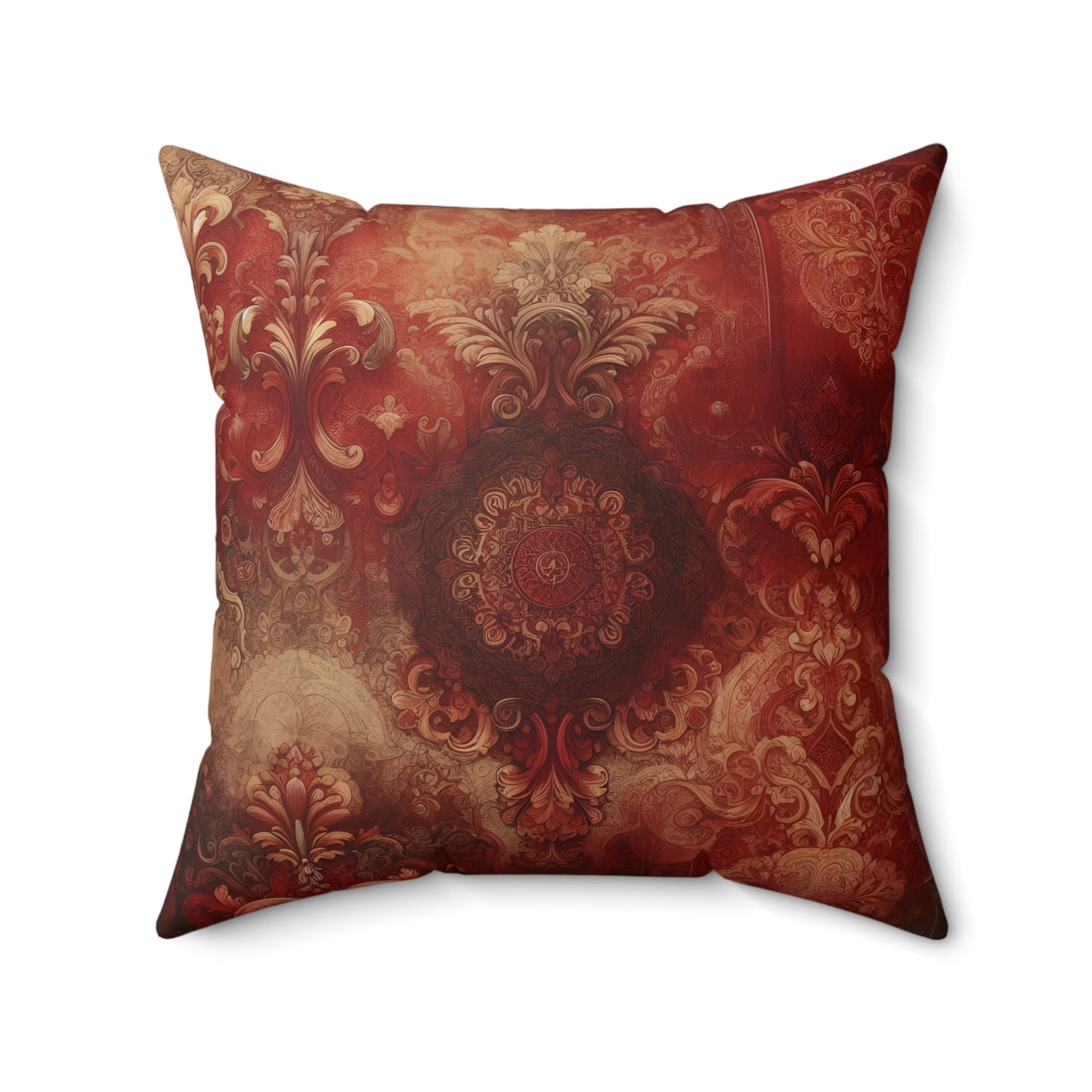 Pillow Vintage Red Pattern Theme