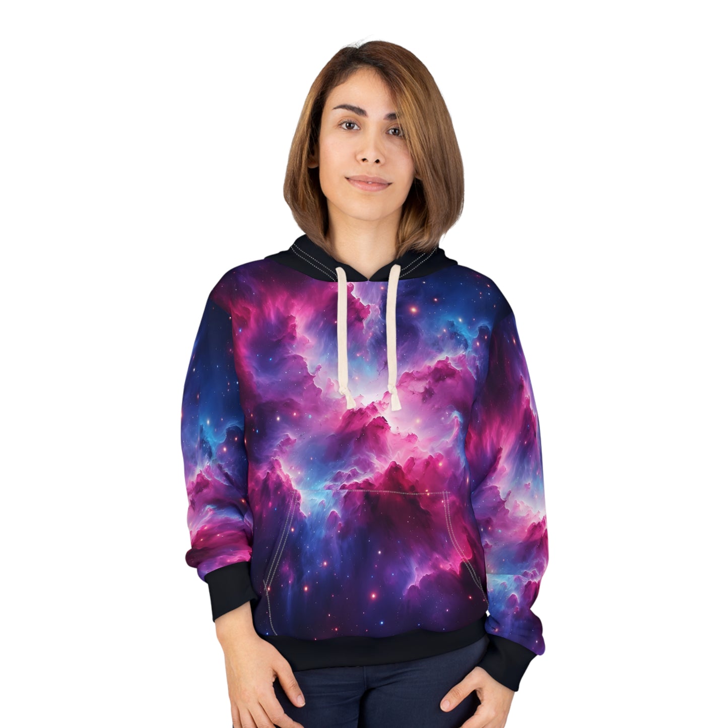 Bright Galactic Clouds and Stars Unisex Pullover