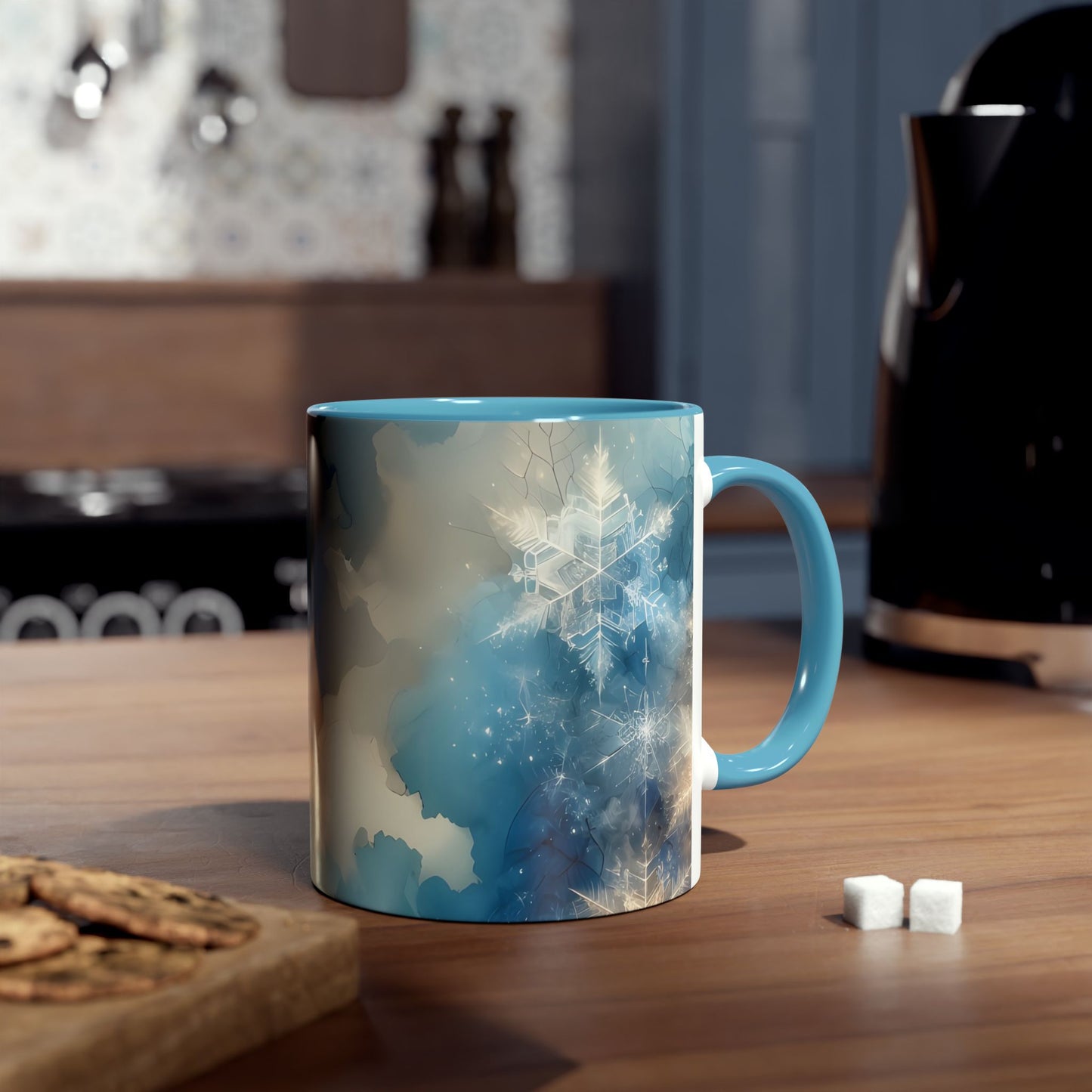 Coffee Mug Dreamy Snowflake Design