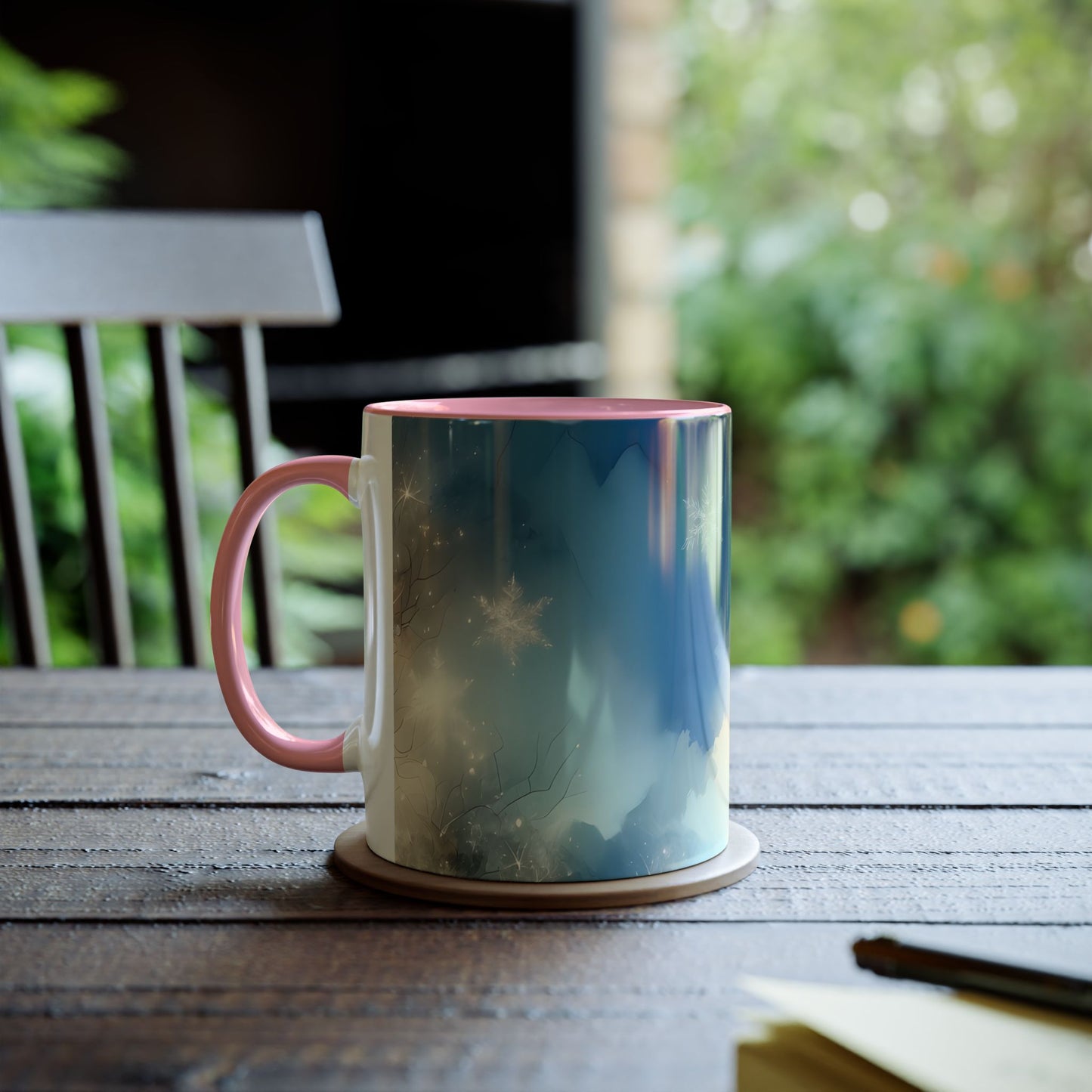 Coffee Mug Dreamy Snowflake Design