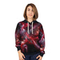 Red Cosmos Stars Hoodie