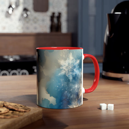 Coffee Mug Dreamy Snowflake Design