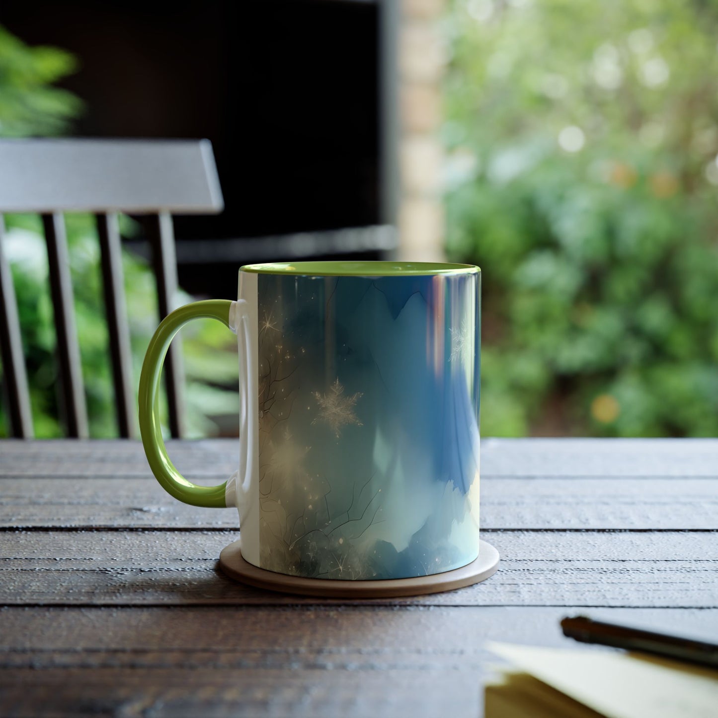 Coffee Mug Dreamy Snowflake Design