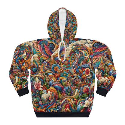 Psychedelic Pullover All Over Print Hoodie