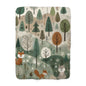 Sherpa Fleece Blanket Woodland Creatures