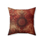 Pillow Vintage Red Pattern Theme