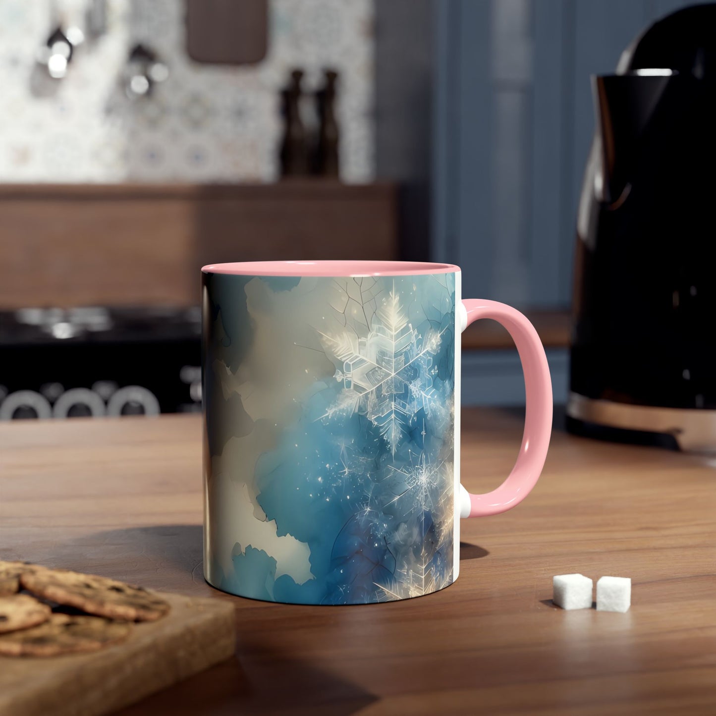 Coffee Mug Dreamy Snowflake Design