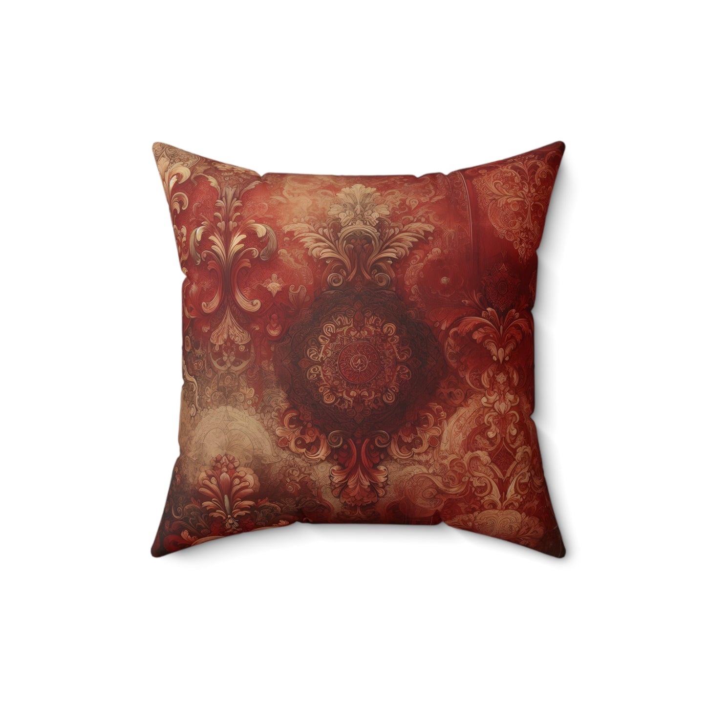 Pillow Vintage Red Pattern Theme