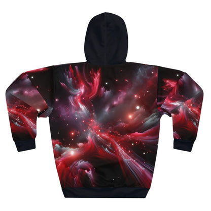 Red Cosmos Stars Hoodie