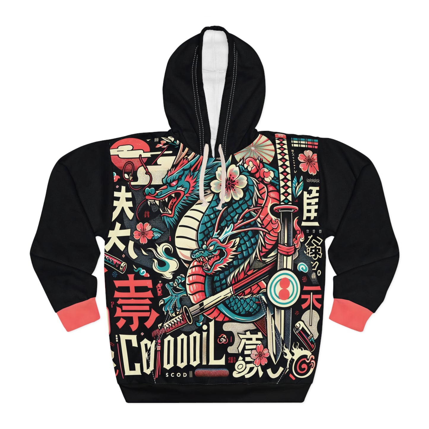 Japanese Dragon Hoodie