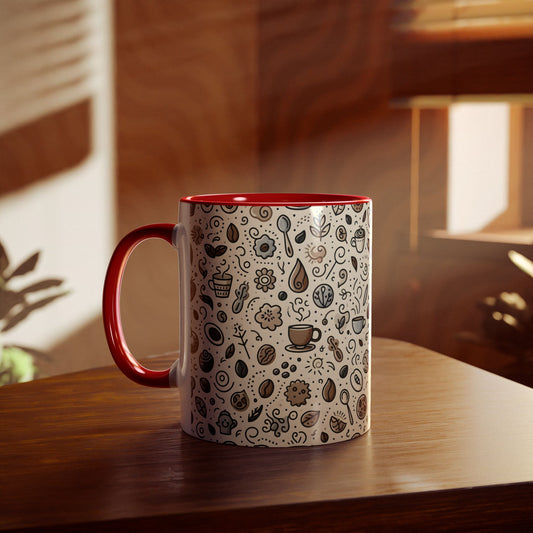 Whimsical Coffee Mug , 11oz