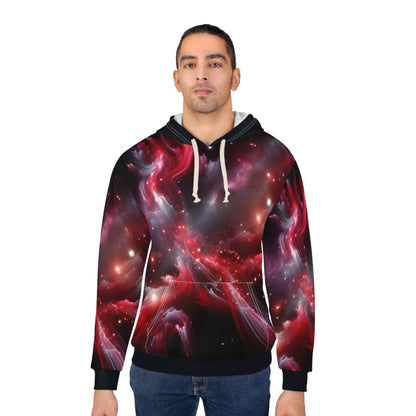 Red Cosmos Stars Hoodie