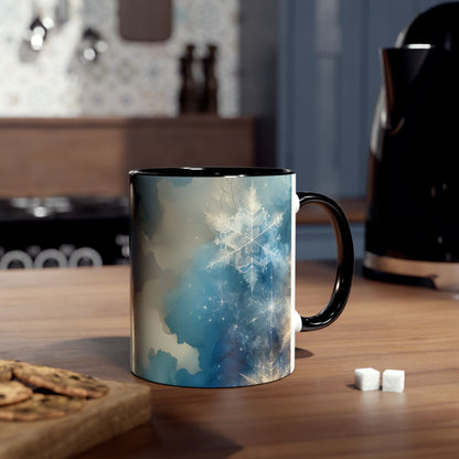 Coffee Mug Dreamy Snowflake Design