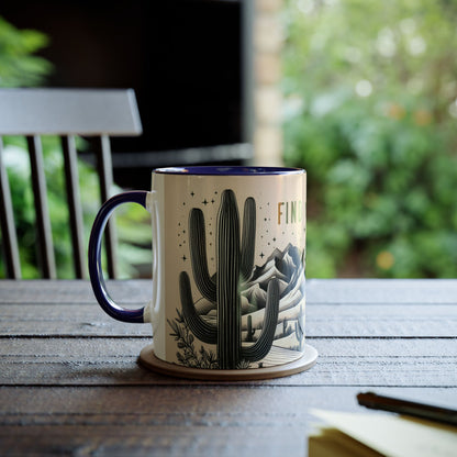 Mug - Desert Scene Cacti Find Your Oasis 11oz