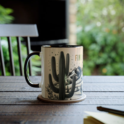 Mug - Desert Scene Cacti Find Your Oasis 11oz