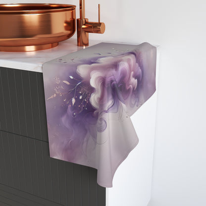 Hand Towel - Dreamy Purple Fog Design