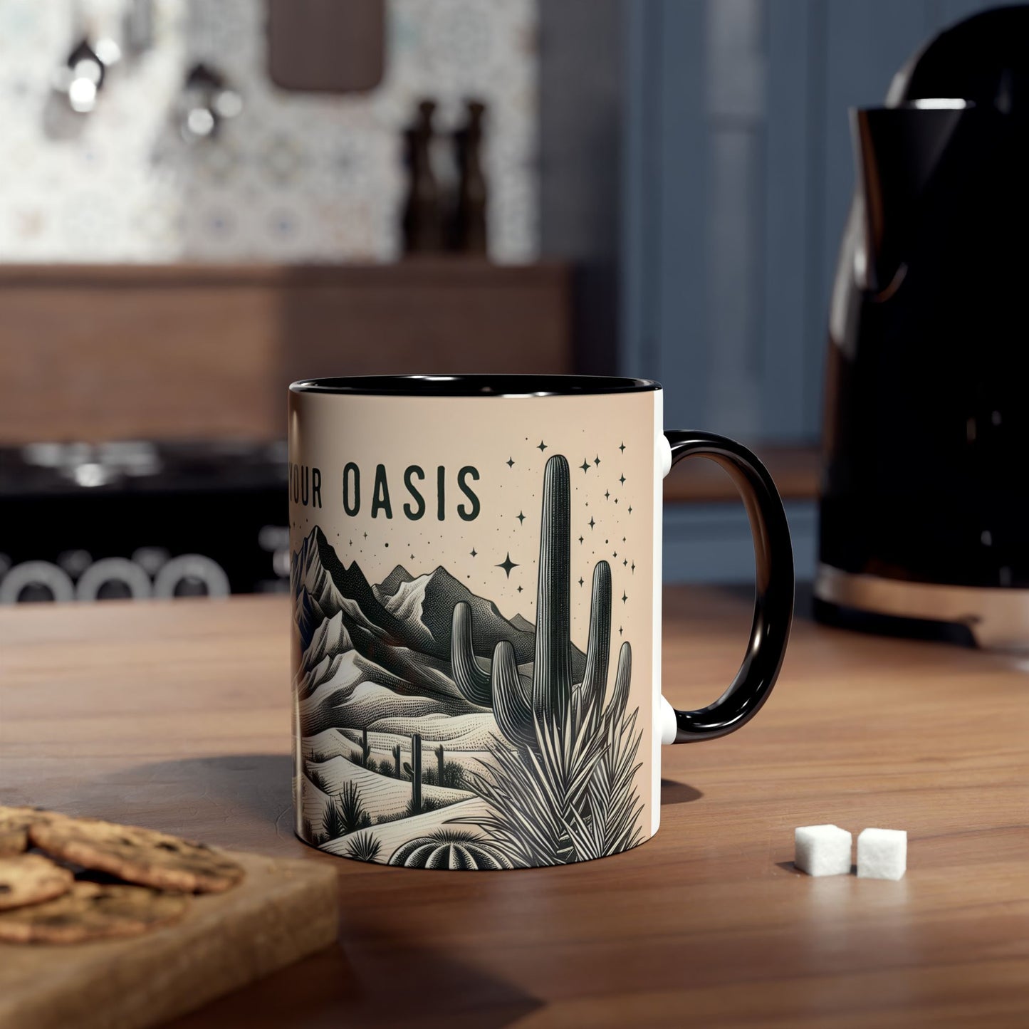 Mug - Desert Scene Cacti Find Your Oasis 11oz