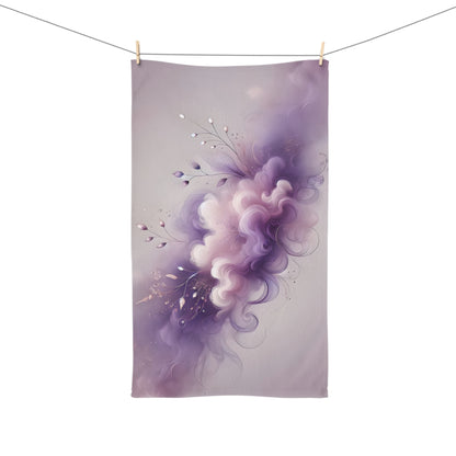 Hand Towel - Dreamy Purple Fog Design