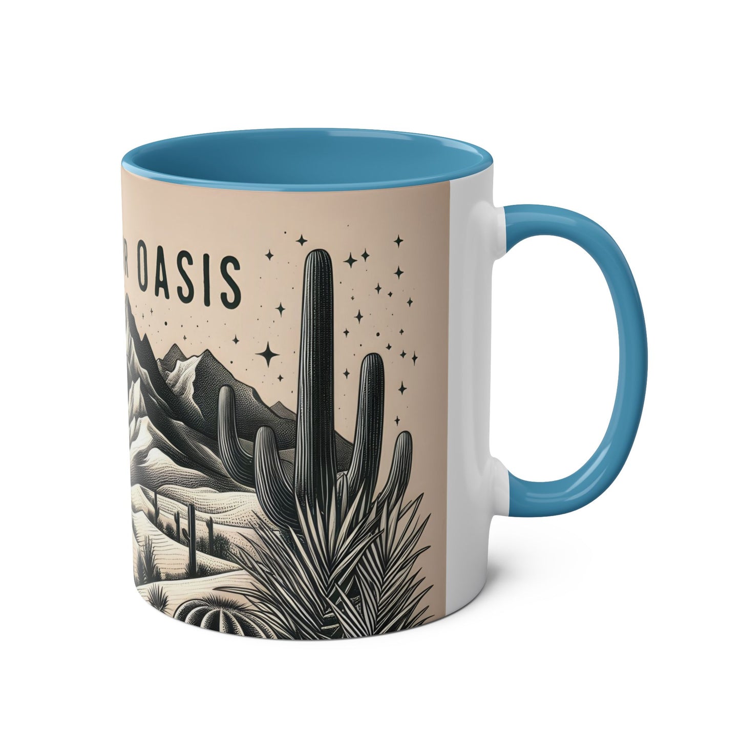 Mug - Desert Scene Cacti Find Your Oasis 11oz